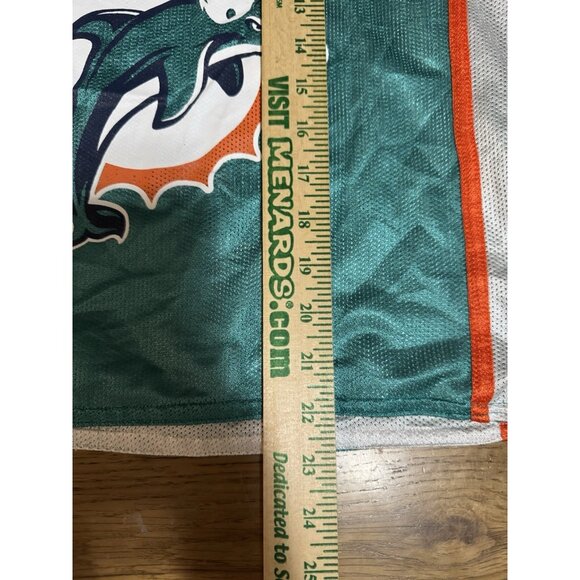NFL MIAMI DOLPHINS Youth Size Medium Jersey Flag Football Polyester Baked Cheeto - Picture 5 of 9